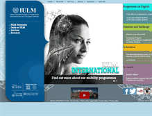 Tablet Screenshot of iulm.com