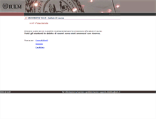 Tablet Screenshot of lauree.iulm.it