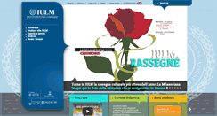 Desktop Screenshot of iulm.it