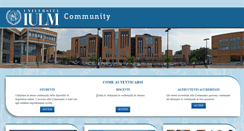 Desktop Screenshot of community.iulm.it